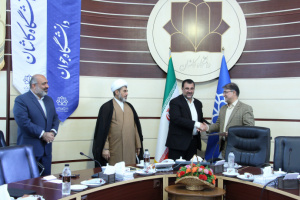 مراسم معارفه معاون برنامه ریزی، تحول دیجیتال ونظارت راهبردی دانشگاه کاشان