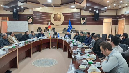 جلسه صبحانه کاری با حضور معاون اداری، مالی